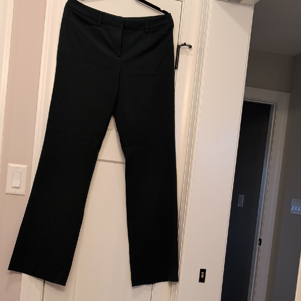 New York & Company Dark Green Flare Pants